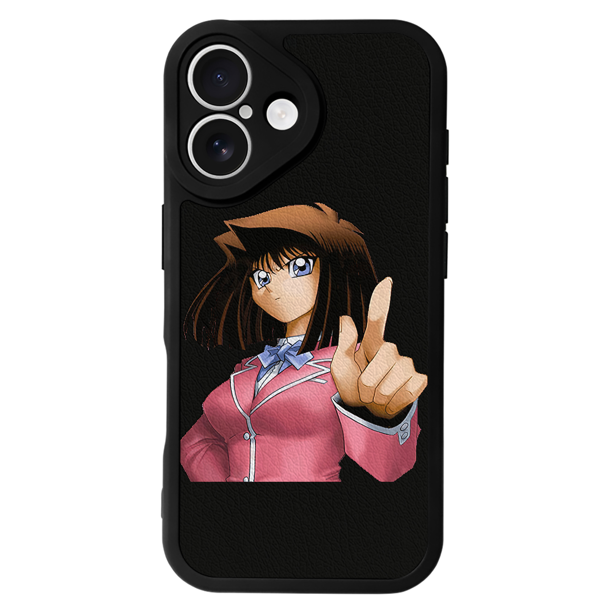 遊☆戯☆王 Yu-Gi-Oh! 【iPhone 16シリーズ対応】シリコンスマホケース（レザー調） 材質：シリコン